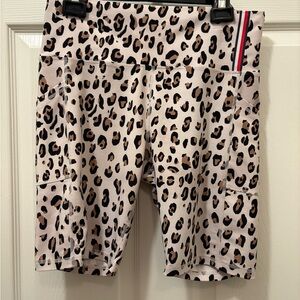 Tommy Hilfiger Leopard Print Bike Shorts